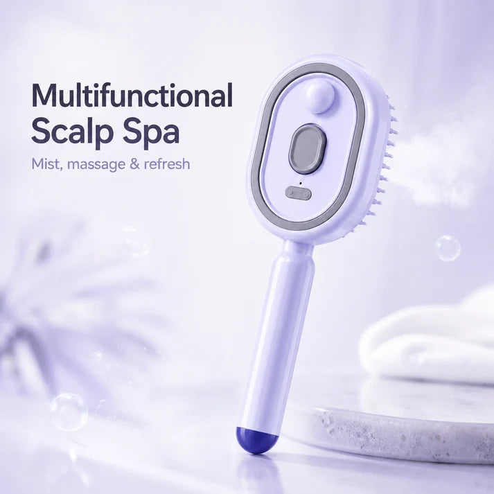 Electric Mist-Spraying Massage Cushion Brush