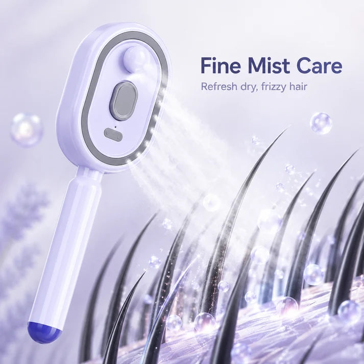 Electric Mist-Spraying Massage Cushion Brush