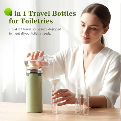4 In 1 Travel Dispenser Portable Travel Bottles