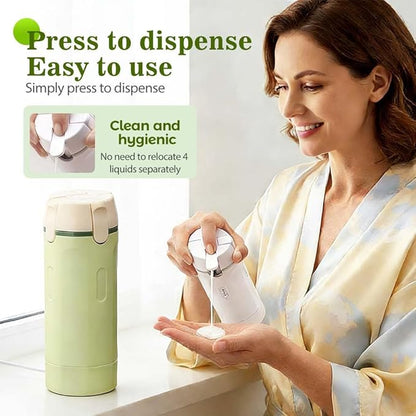 4 In 1 Travel Dispenser Portable Travel Bottles
