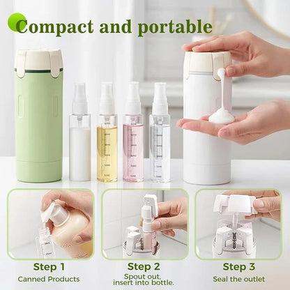 4 In 1 Travel Dispenser Portable Travel Bottles