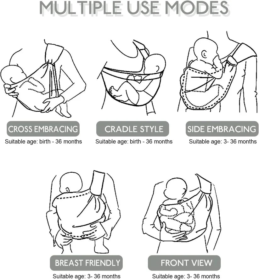 Baby Carrier Belt [ Pack Of 2 ]