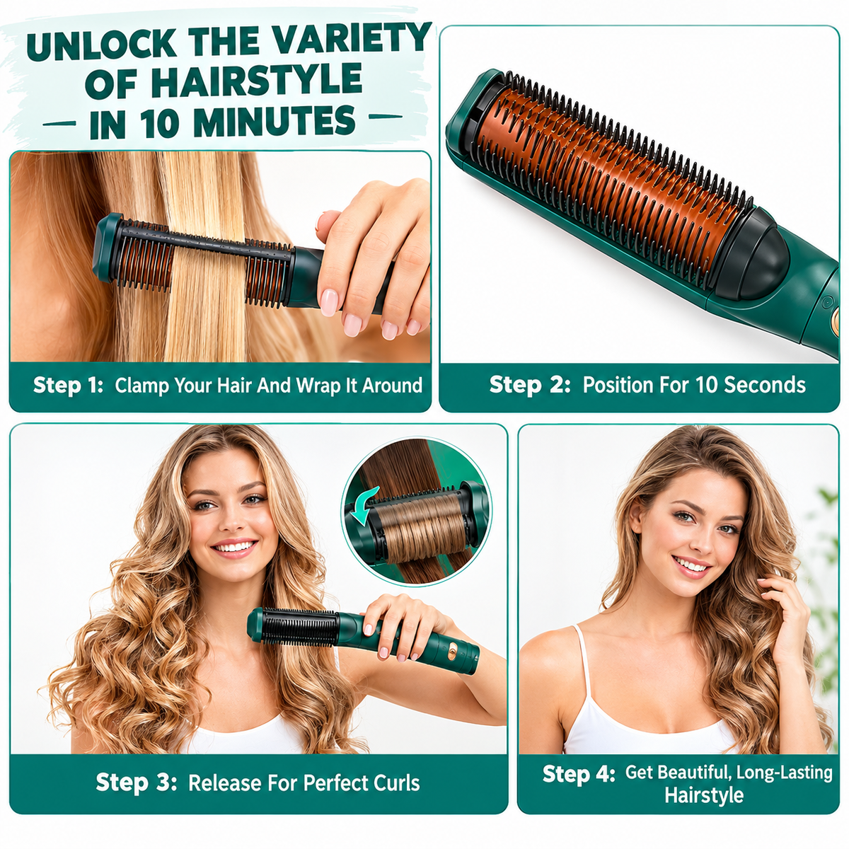Electric Hair Straightening Comb