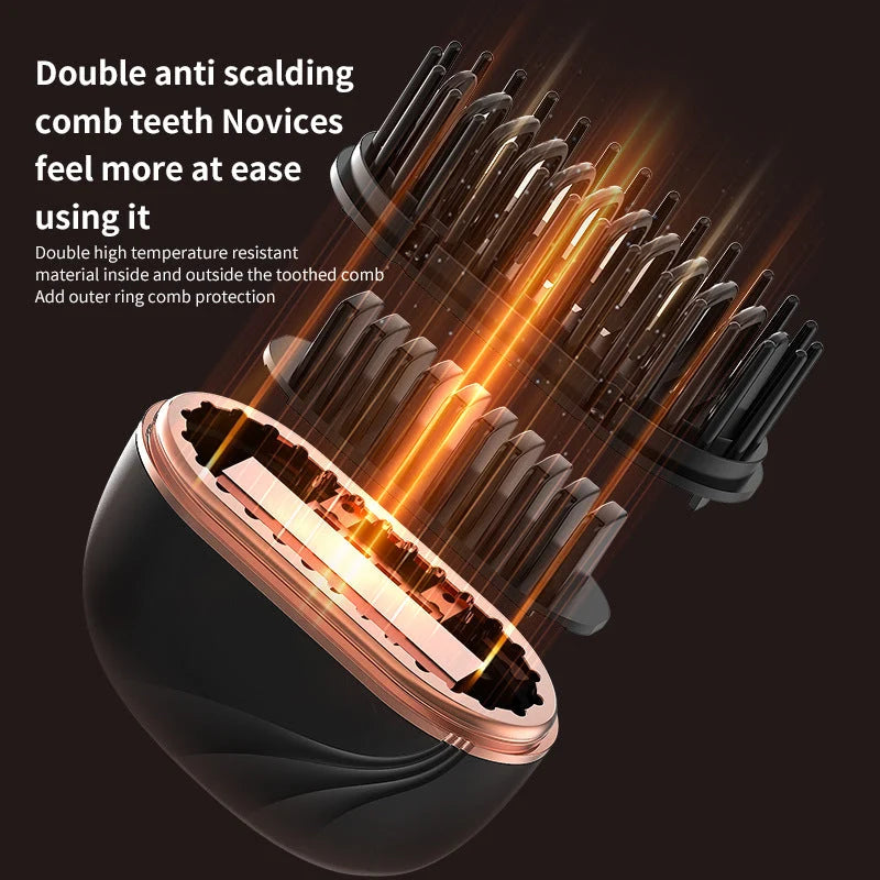 Cordless Mini Hair Straightener Brush