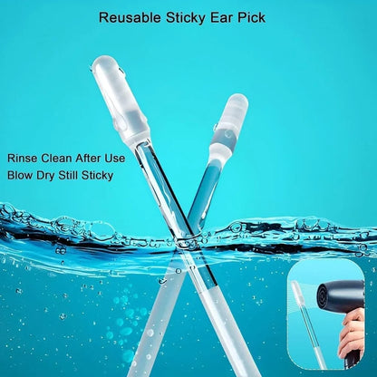Soft Silicone Adhesive Sticky Ear Cleaner Sticks ( Set of 24 Pcs)